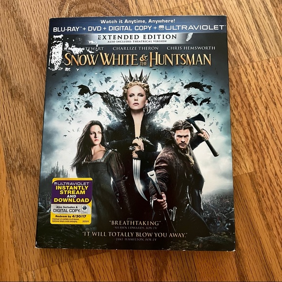 EUC Snow White & The Huntsman Blu-Ray + DVD + Digital Copy - Picture 2 of 9